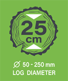 Handy THLS-6G Log Diameter