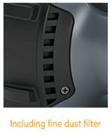 Steinel HG 2620 E Including fine dust filter