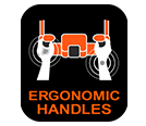 Black & Decker BEMW461BH Ergonomic Handle Design For Less Fatigue During Mowing Tasks