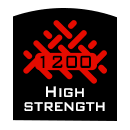 High strength 1200 denier polyester fabric