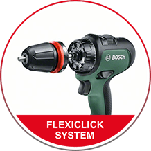 Bosch AdvancedDrill 18v FlexiClick System