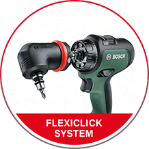 Bosch AdvancedDrill 18v FlexiClick System