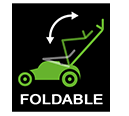 Greenworks GD60LM51 Foldable Handles