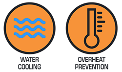 Icons Water Cooling & Overheat Prevention