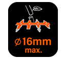 Black & Decker BEHT201 16mm Max Cut Capacity