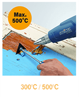 Steinel HL 1620 S Max. Temperature 500 C