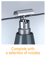 Steinel BHG 360 36v Complete with a selection of nozzles