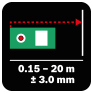 Bosch ZAMO III Up to 20 metres
