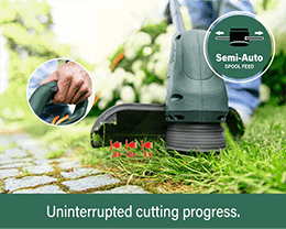Bosch EasyGrassCut 26 Semi-Auto Spool Feed