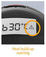 Steinel HL 2020 E Heat build-up warning