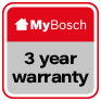 Bosch GLUEY 3 Year Warranty