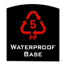 Durable and waterproof rigid polypropylene base