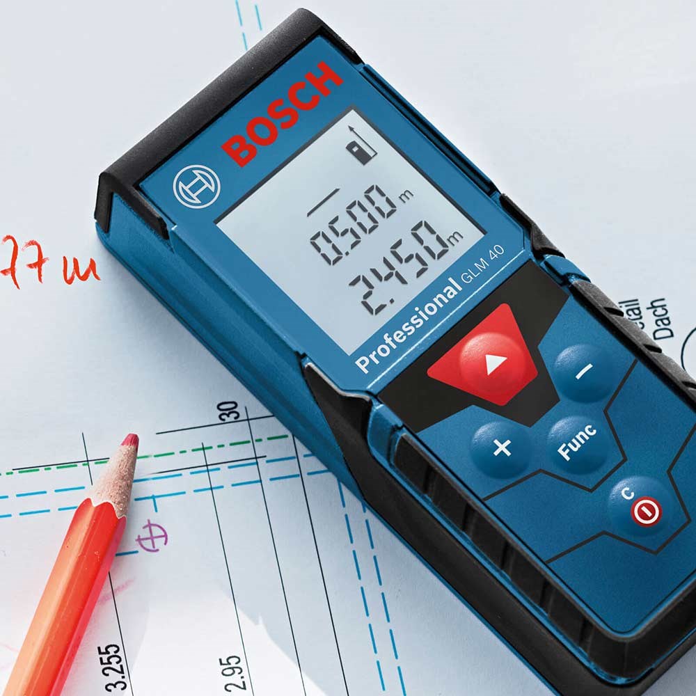Bosch Glm 40 Distance Laser Measure Distance Measures