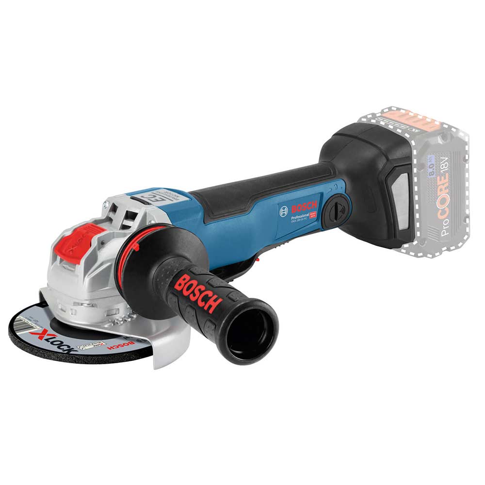 Bosch GWX 18 V 10 PC X Lock 18v Cordless Angle Grinder 125mm Angle Grinders