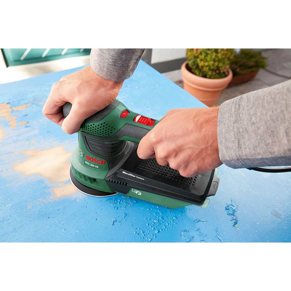 Bosch Pex 300 Ae Random Orbit Disc Sander 125mm Disc Sanders