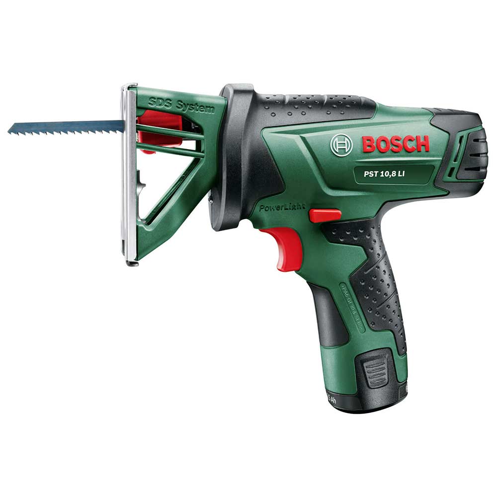 Bosch PST 10.8 LI 10.8v Cordless Jigsaw Reciprocating Saw with 1
