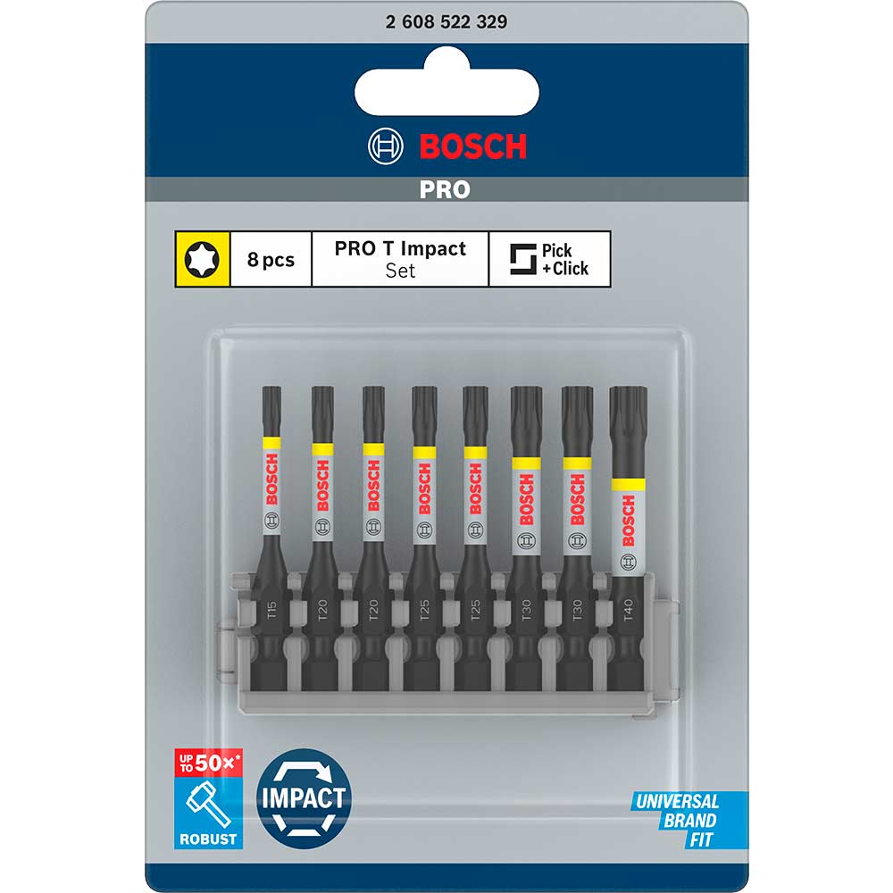 Bosch Piece Impact Control Torx Screwdriver Bit Set