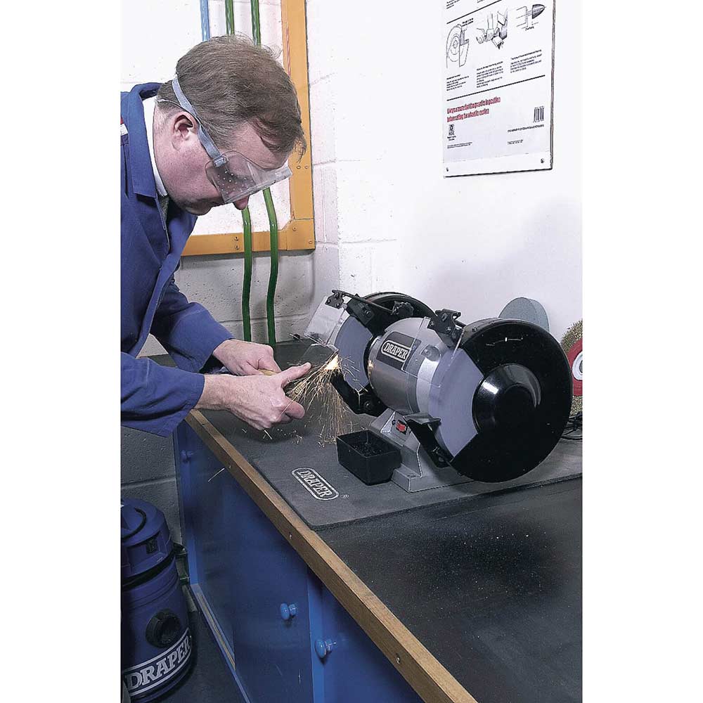 Draper GHD200 200mm Heavy Duty Bench Grinder Bench Grinders