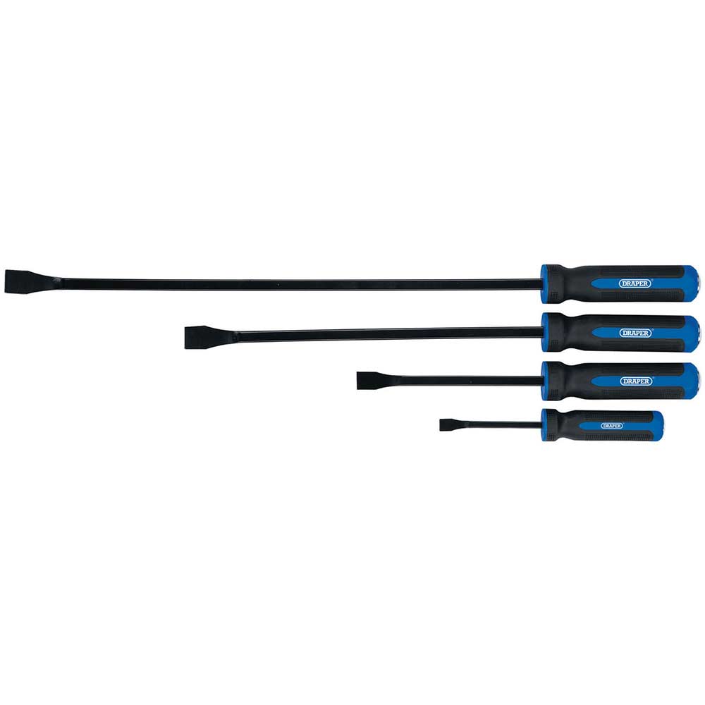 Draper 4 Piece Soft Grip Pry Bar Set Pry Bars