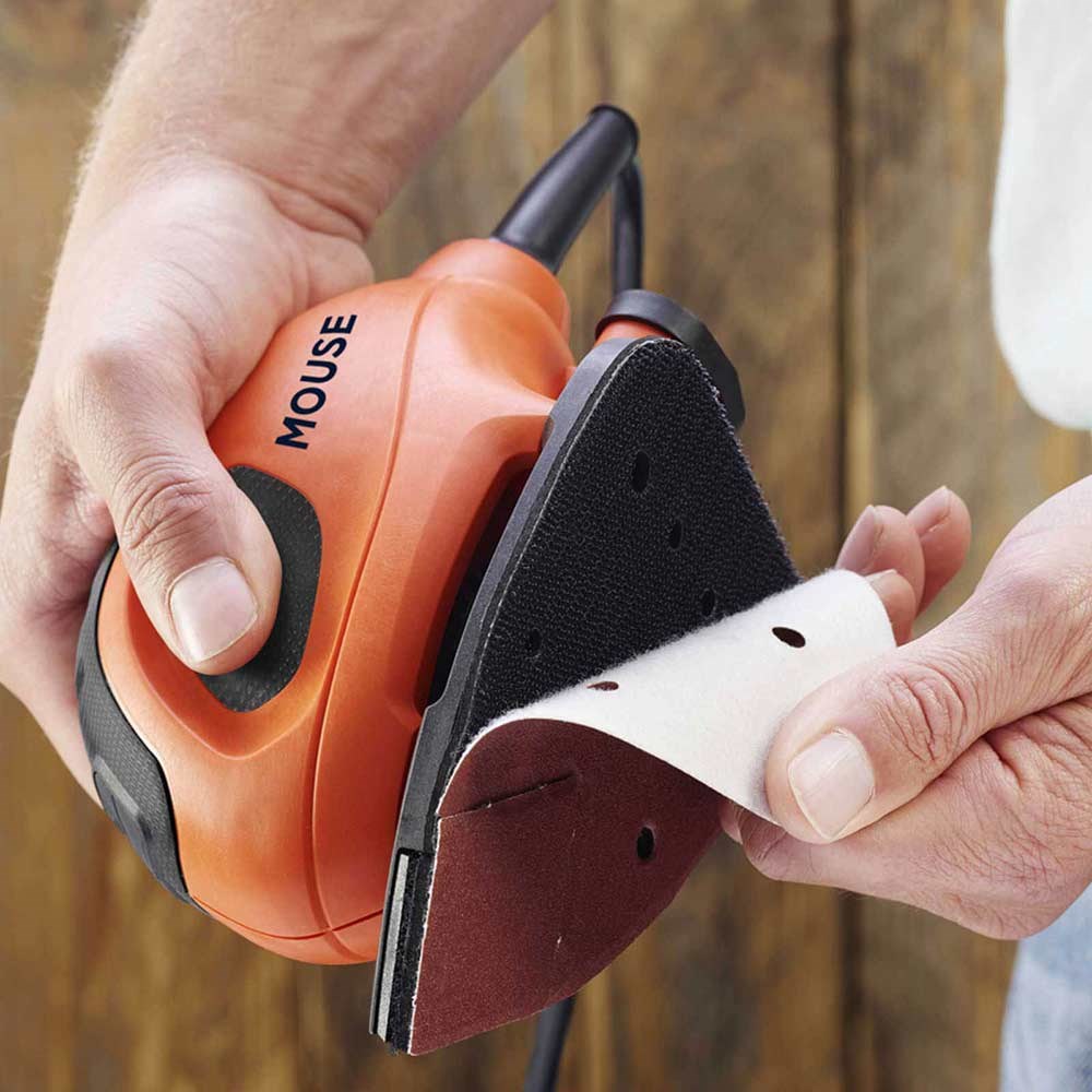 BLACK & DECKER BEW230BC-QS 55W Corded Mouse® sander with 15 accessories in  softbag