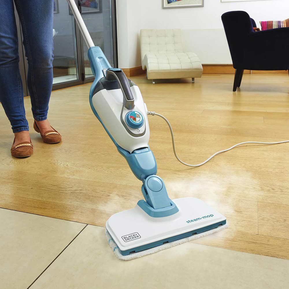 BLACK+DECKER 7-in-1 Steam Mop with Steam Glove Handheld Steamer