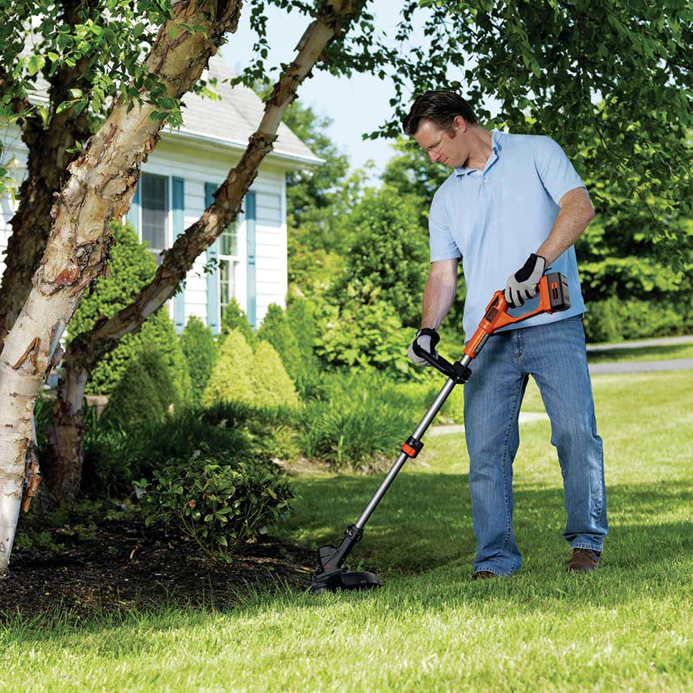 black and decker glc3630l 36v cordless telescopic grass trimmer 300mm