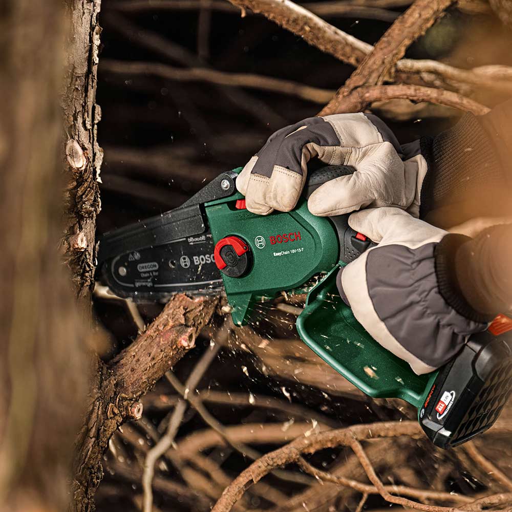 Battery powered chainsaw bosch cheap