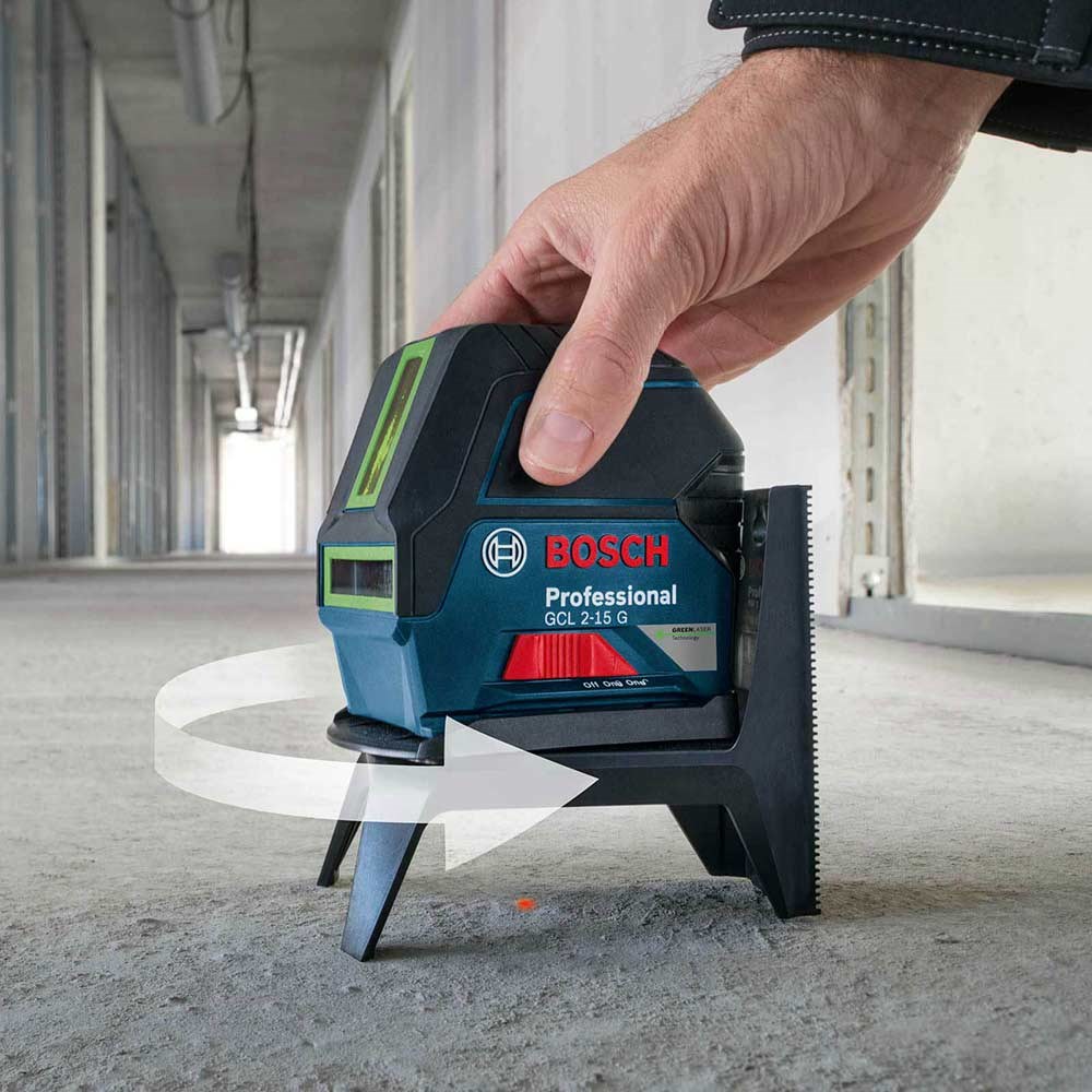 Bosch Gcl 2 15 G Self Leveling Green Beam Laser Level Laser Levels