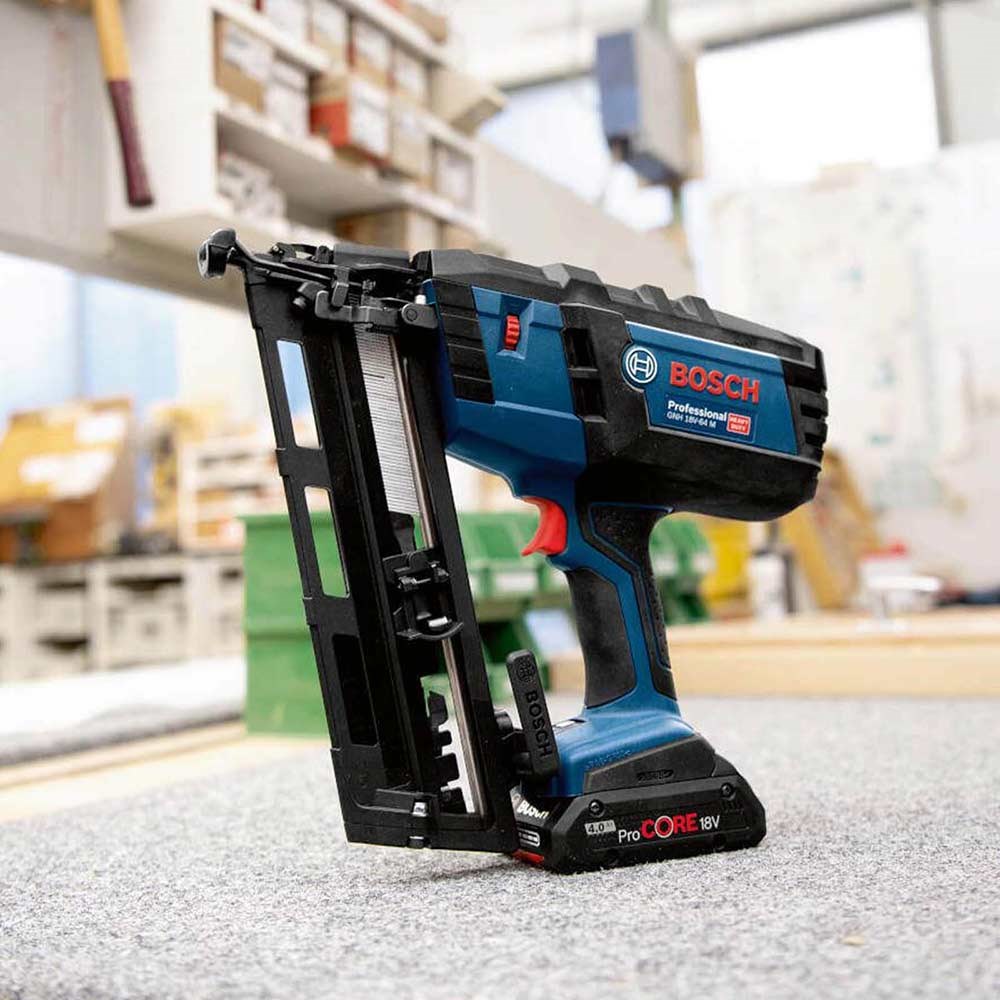 Bosch Professional GNH 18V64 M Cordless Nail Gun Rechargeables