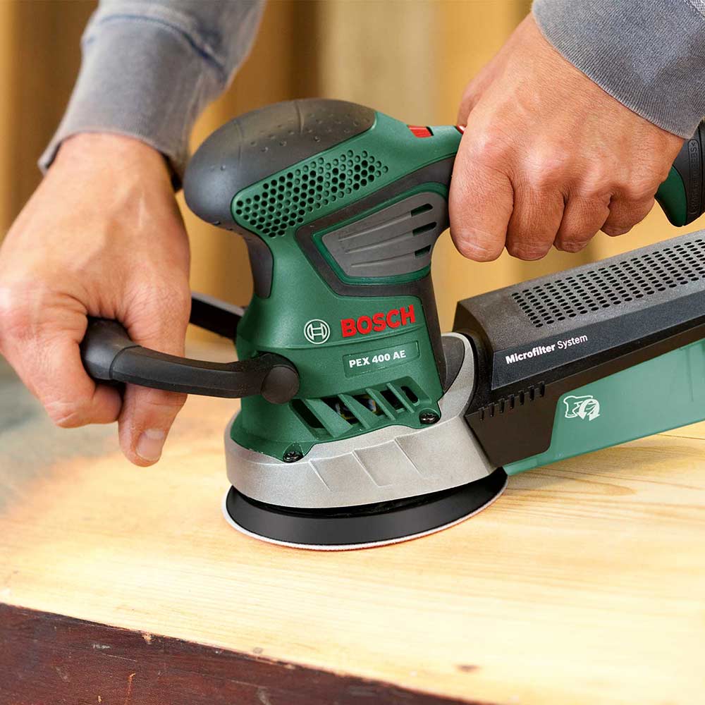Bosch pex 400 ae clearance random orbit sander