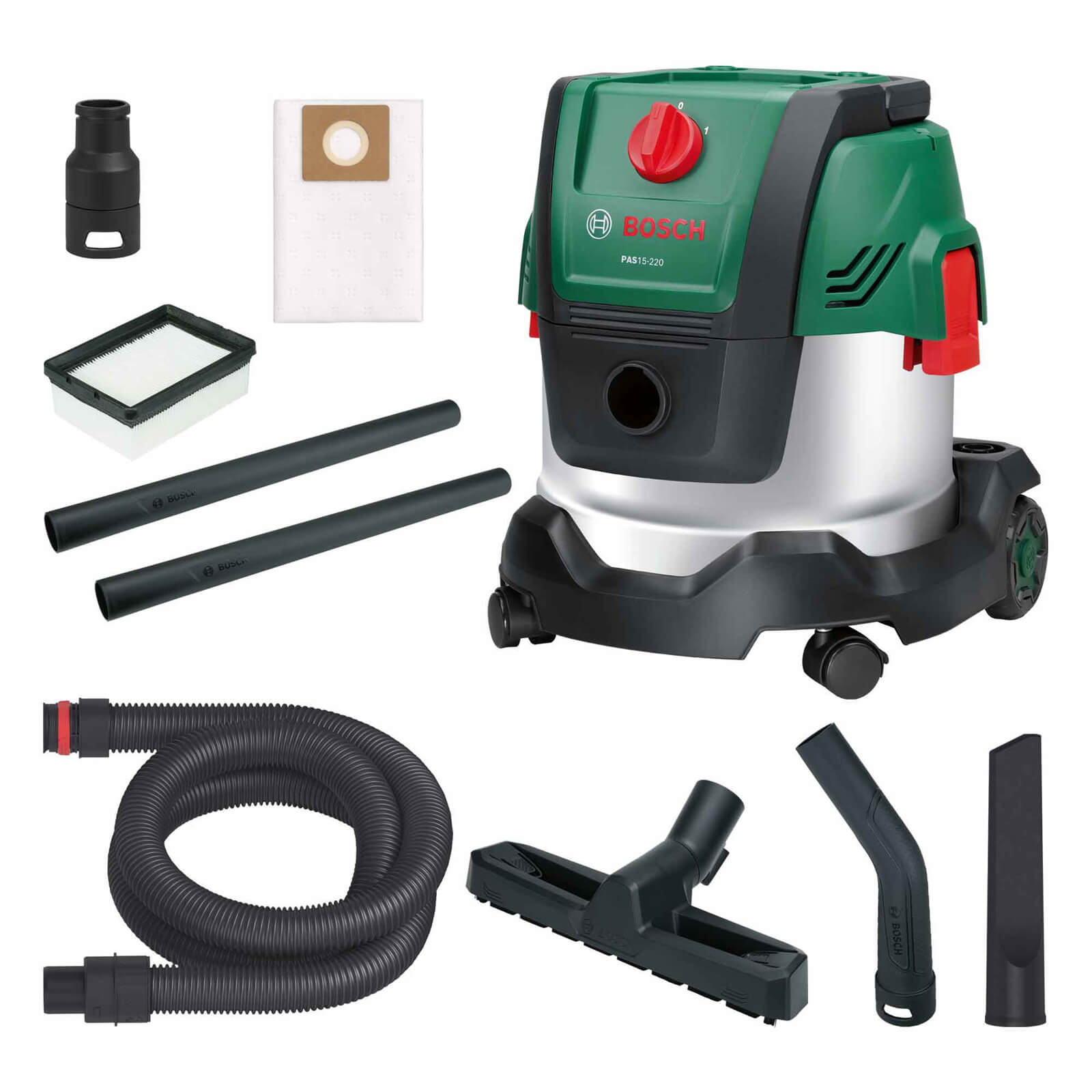 Bosch PAS 15-220 Wet and Dry Vaccuum Cleaner 15L | Vacuum Cleaners