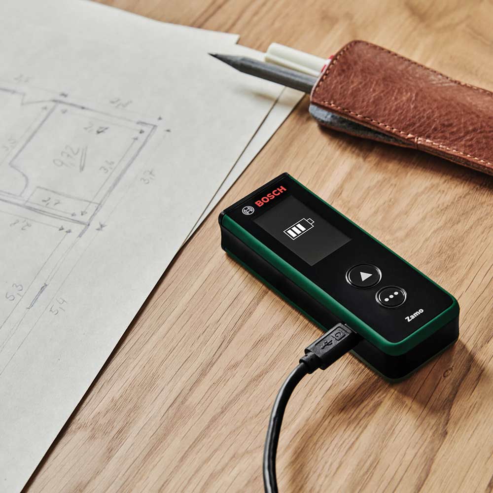 Bosch ZAMO 4 Laser Distance Measure and Area Calculator Distance