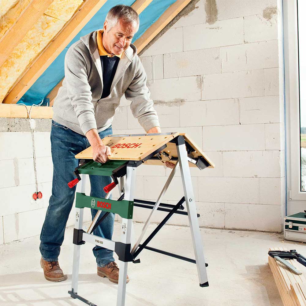 Bosch PWB 600 Folding Workbench | Workmate Benches