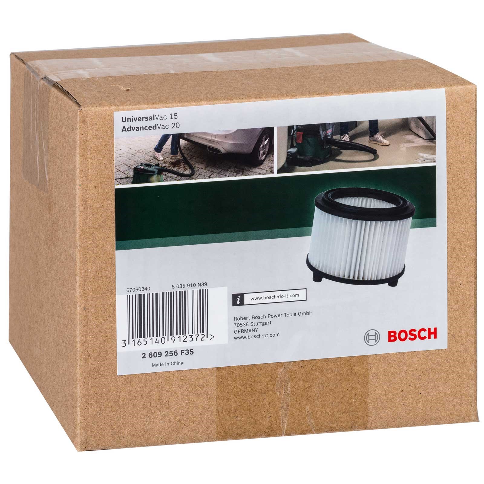 Bosch Cartridge Filter for UNIVERSALVAC 15 Vacuum Cleaner