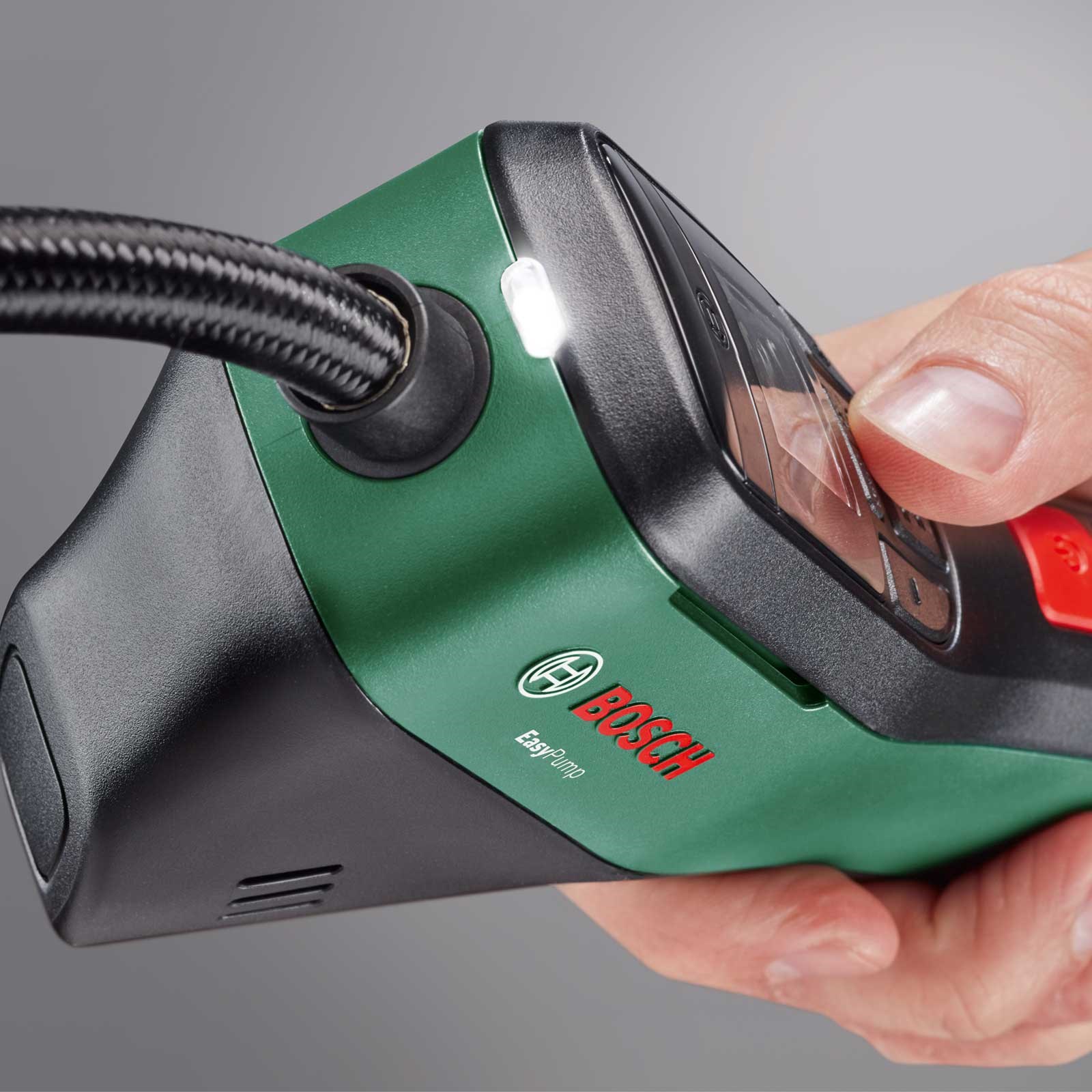 The Bosch EasyPump cordless compressor pump in the test Hurry up -  Velomotion