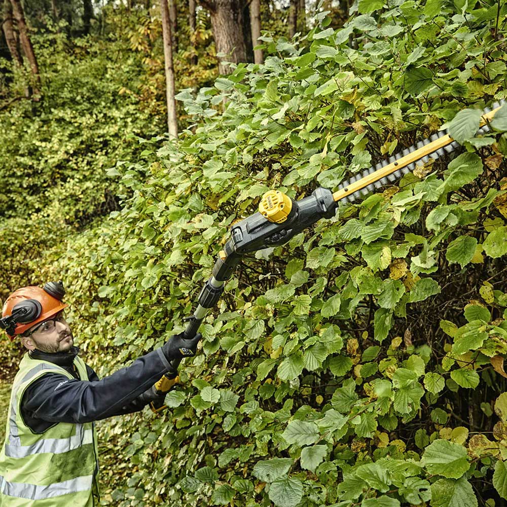 Dewalt dcmph566 18v xr cordless pole hedge trimmer sales