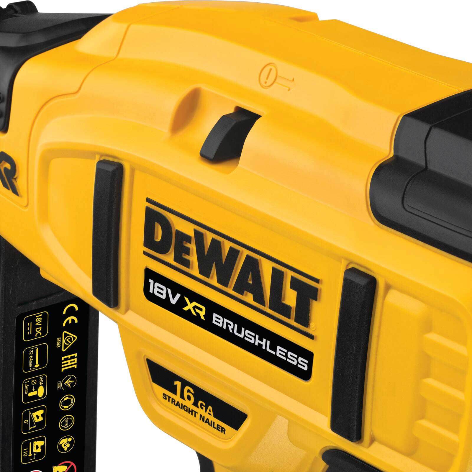 DeWalt DCN660P2 Cordless 18V XR Brushless 2nd Fix Finishing Nailer With  2x5Ah Batteries, Charger And Case | Dvs Power Tools