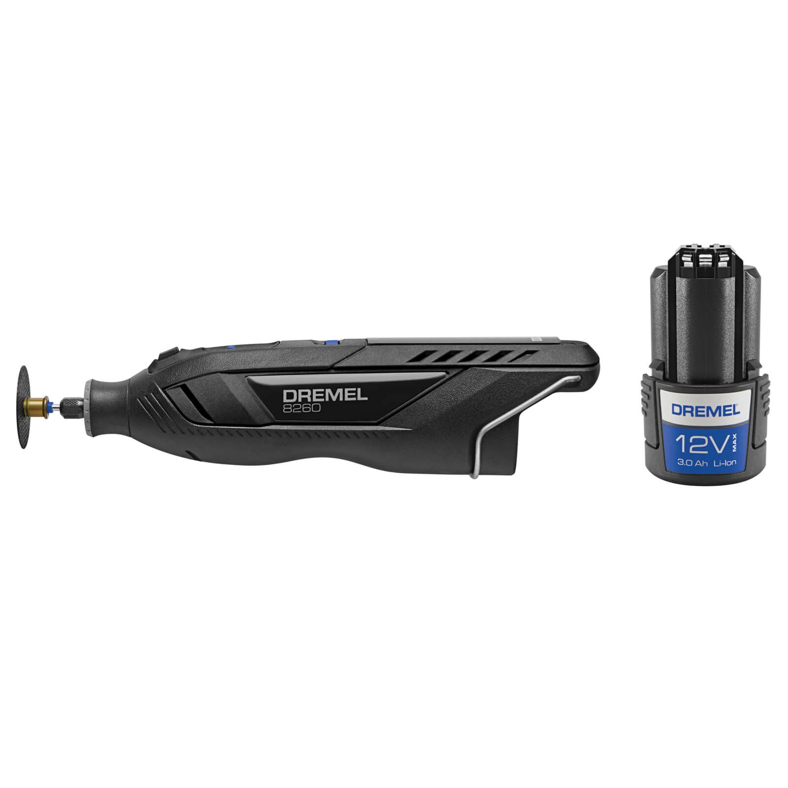 Dremel 8260 12v Cordless Brushless Rotary Multi Tool and 65 Accessory  Platinum Kit