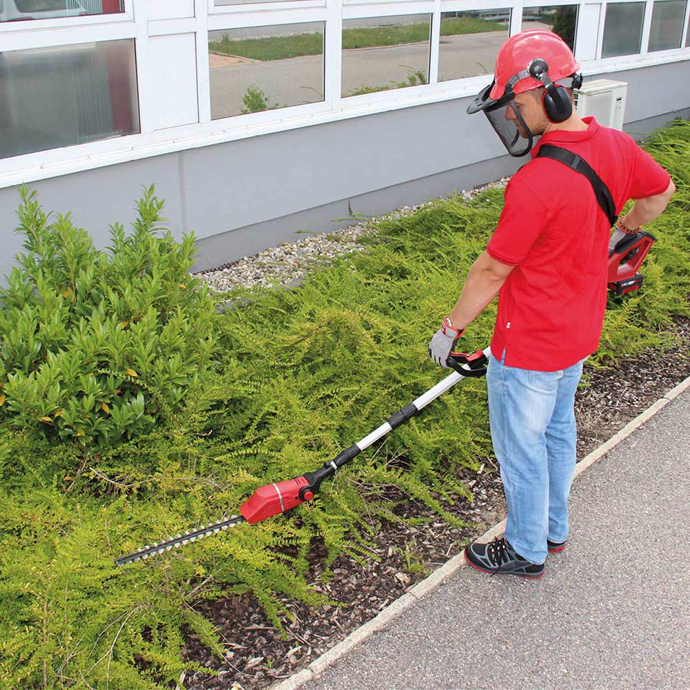 Ozito power x change 18v pole hedge trimmer deals