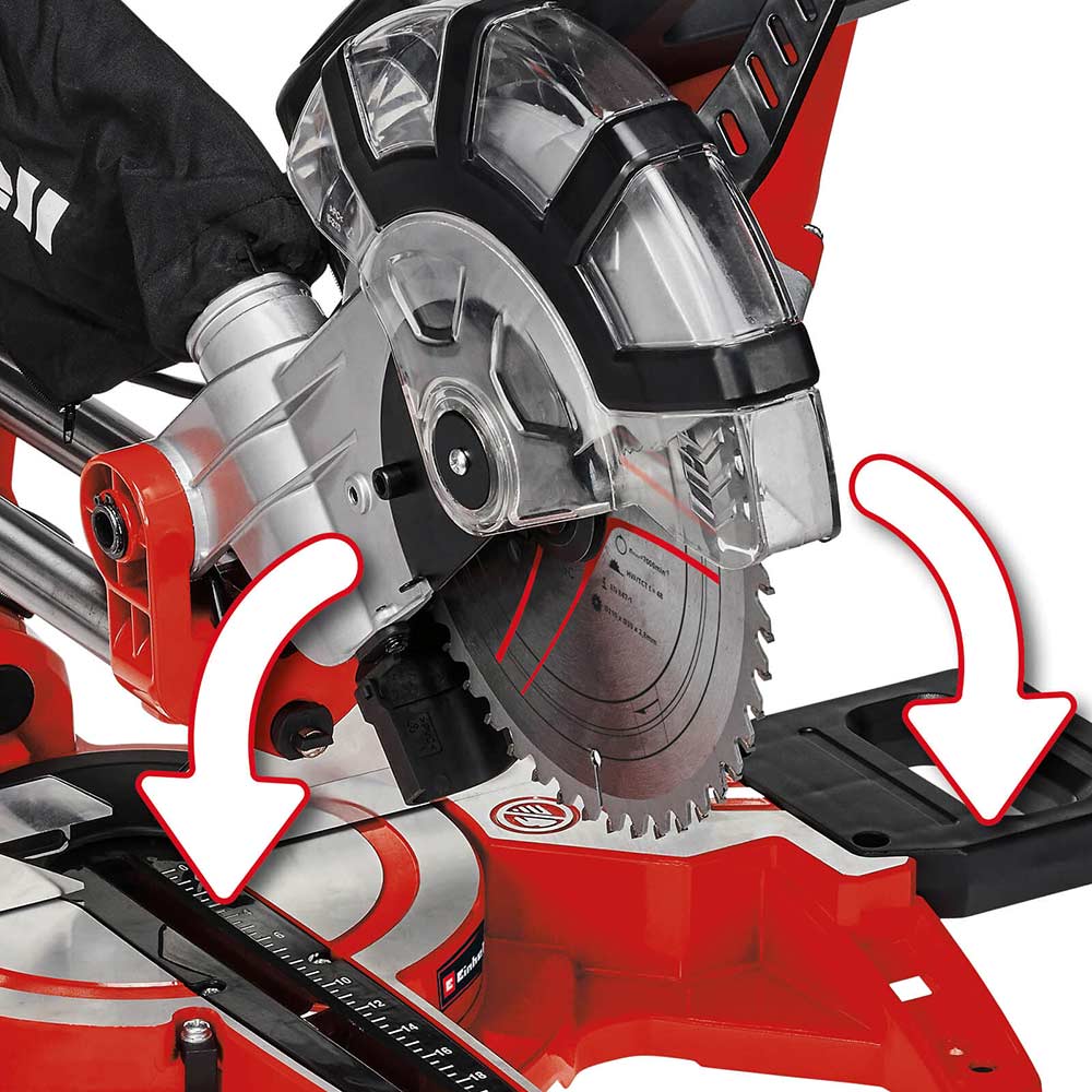Einhell TC SM 2131 2 Double Bevel Sliding Mitre Saw 210mm Mitre Saws