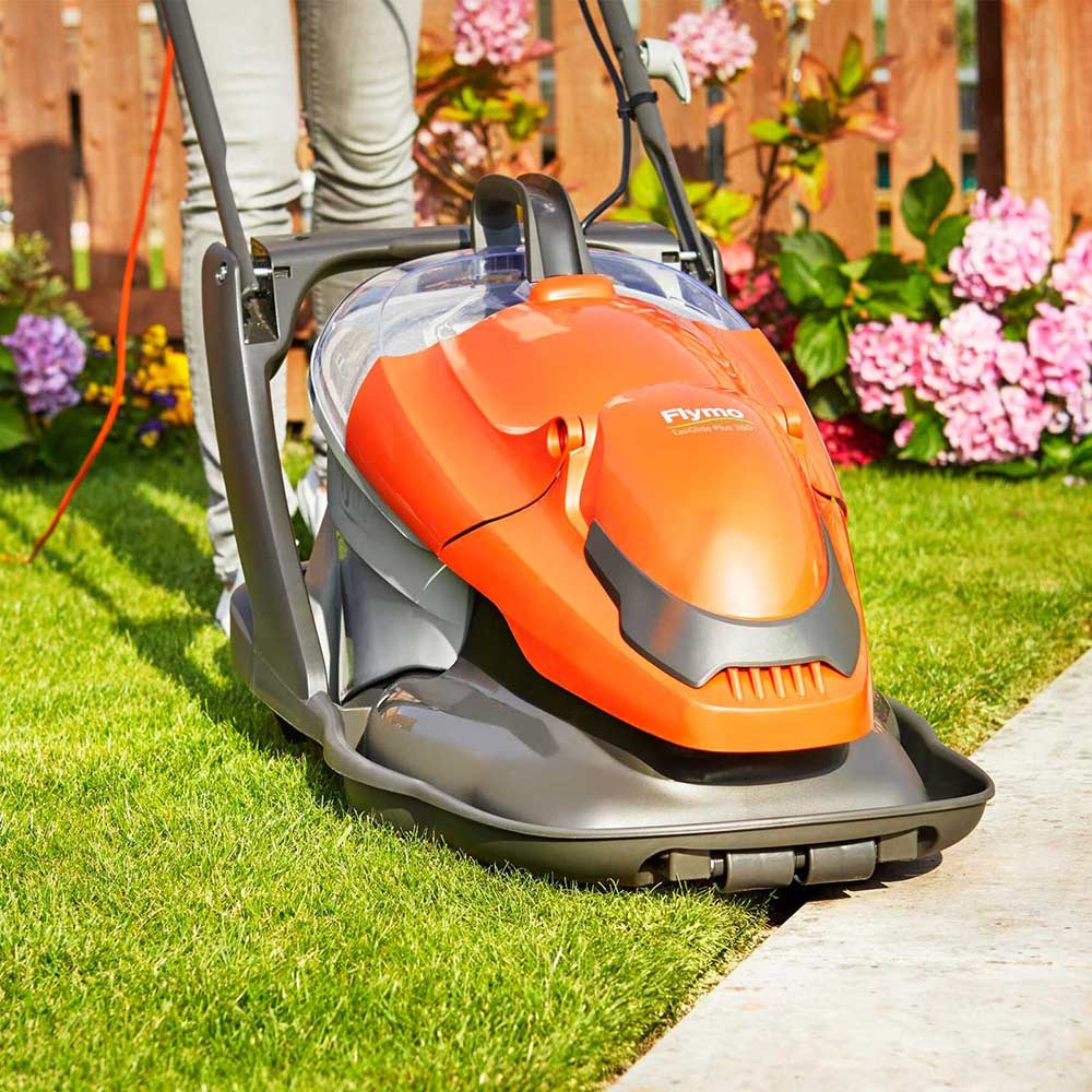 Large Hover Mower Flymo EASI GLIDE Plus 360V Collect Hover