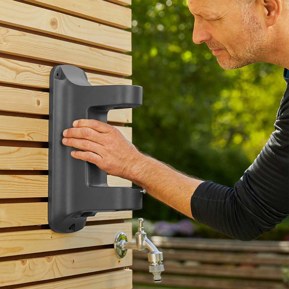 retractable hose reel wall bracket hills