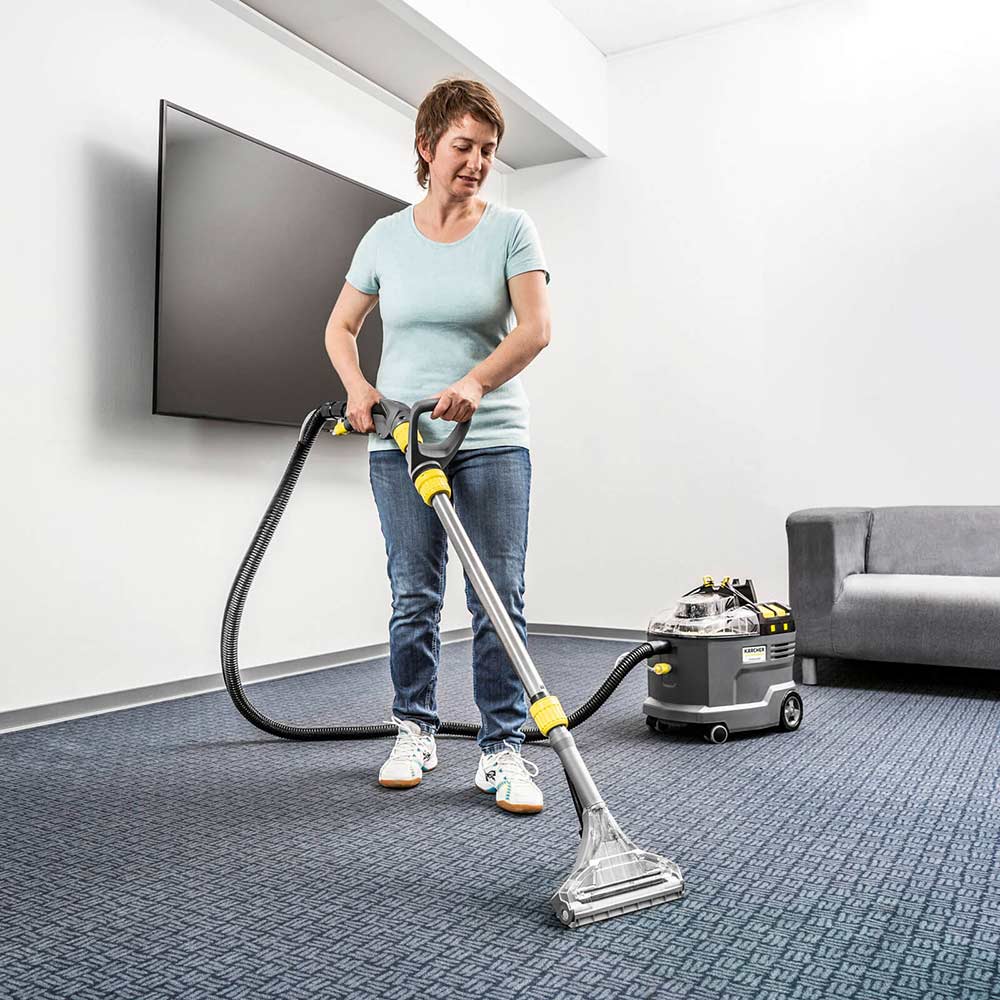 Karcher PUZZI 9/1 BP ADV Professional 36v Cordless Carpet Karcher PUZZI 9/1 BP ADV Professional 36v Cordless Carpet