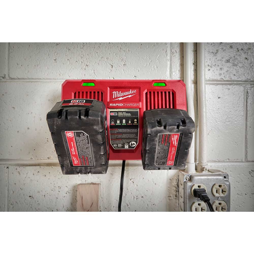 M18 Dual Bay Battery And Charger For Milwaukee M18 M18 Dual Bay