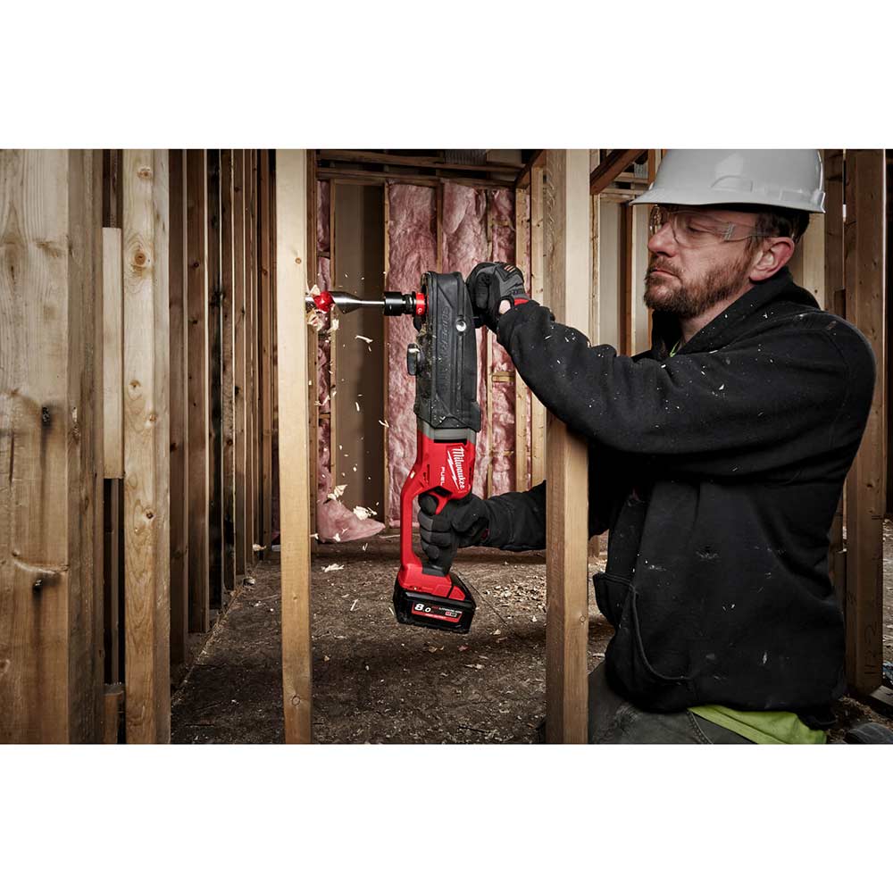 Milwaukee M18 FRAD2 Fuel 18v Cordless Brushless Super Hawg Angle