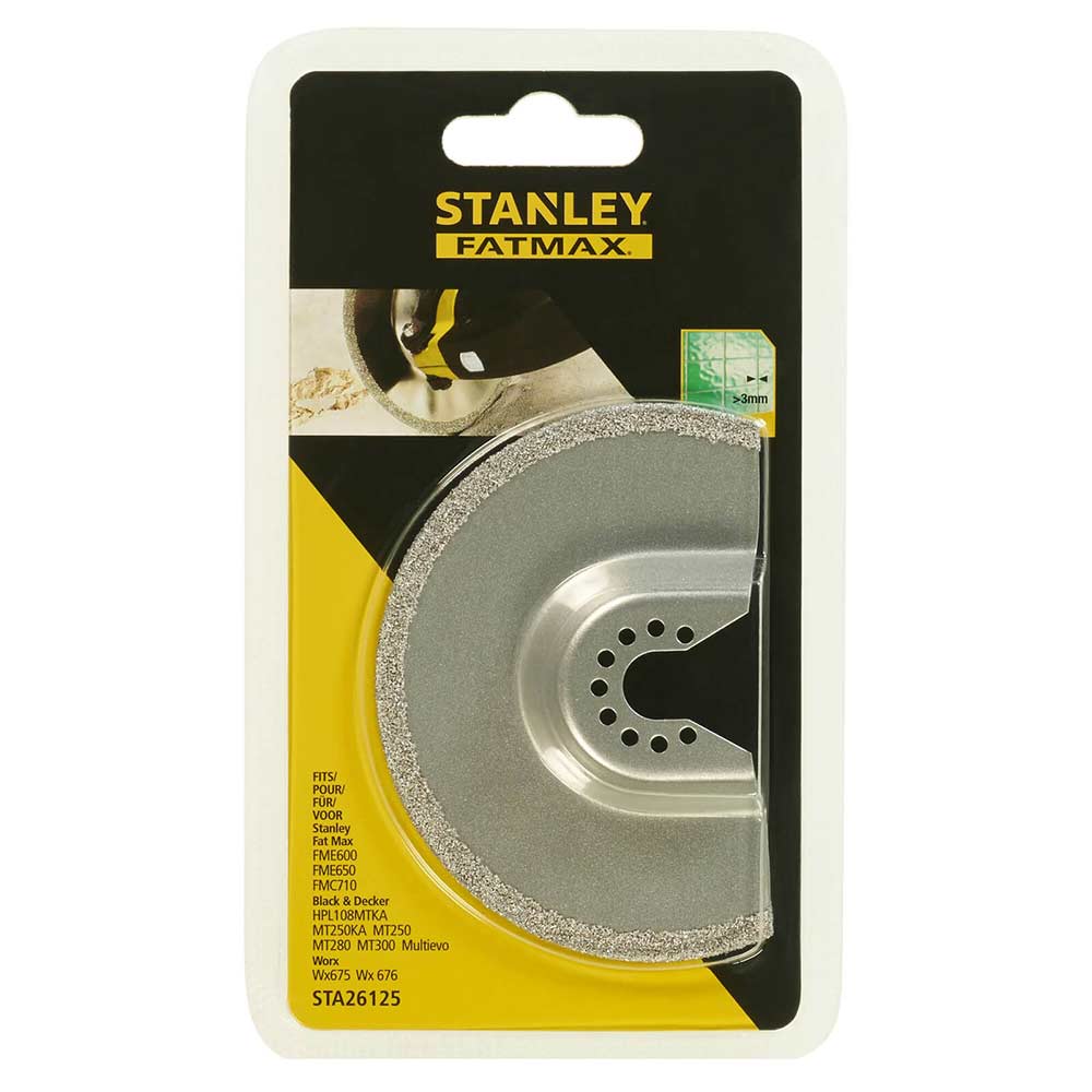 Stanley Carbide Grout Removal Disc for OIS Oscillating Multi Tools OMT Grout Blades