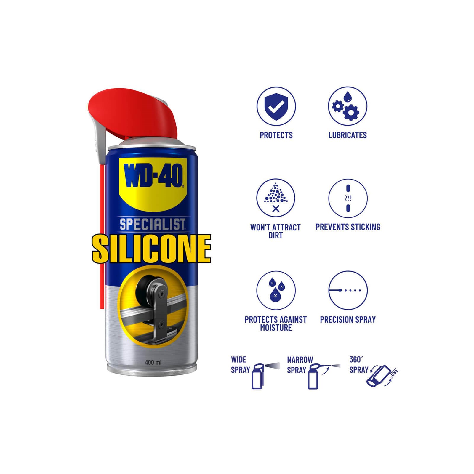 WD-40 SPECIALIST Silicone Lubricant 100ml (Actual safety data