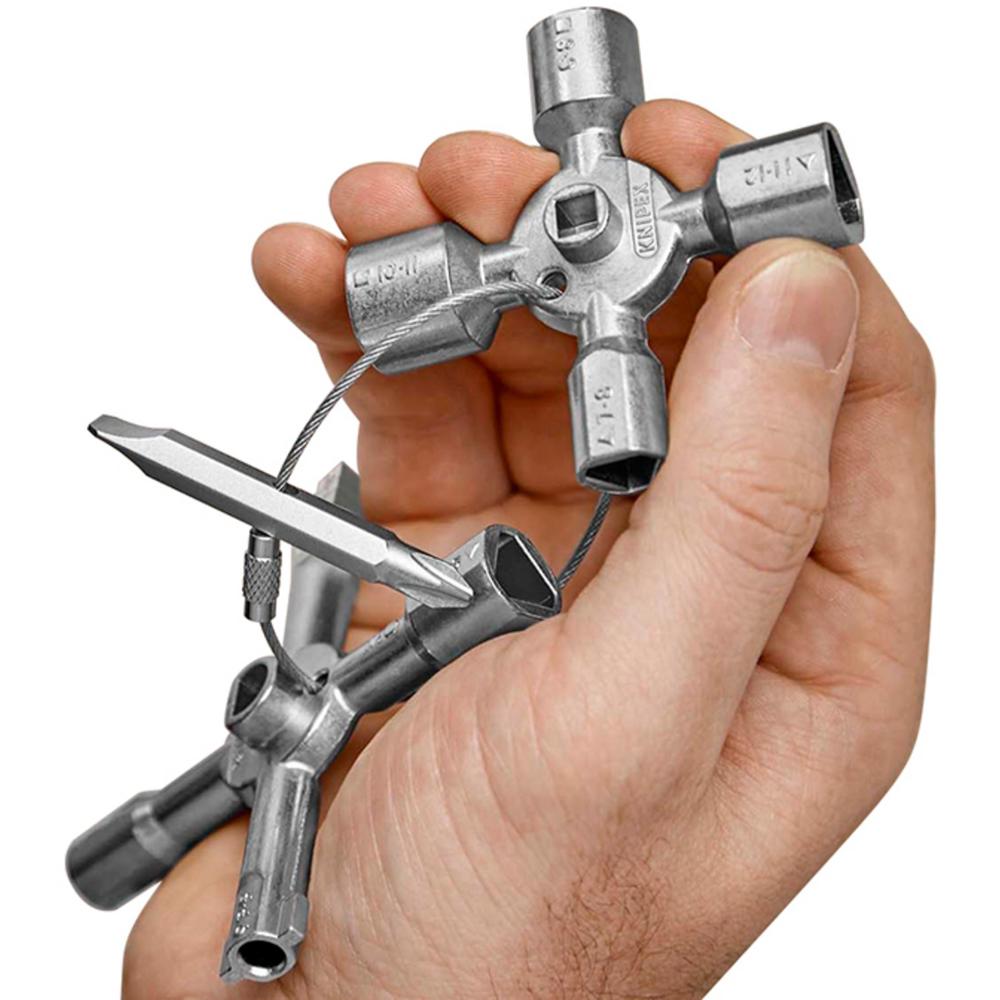 Knipex Twin 4 Way Service Utility Key | Utility Keys