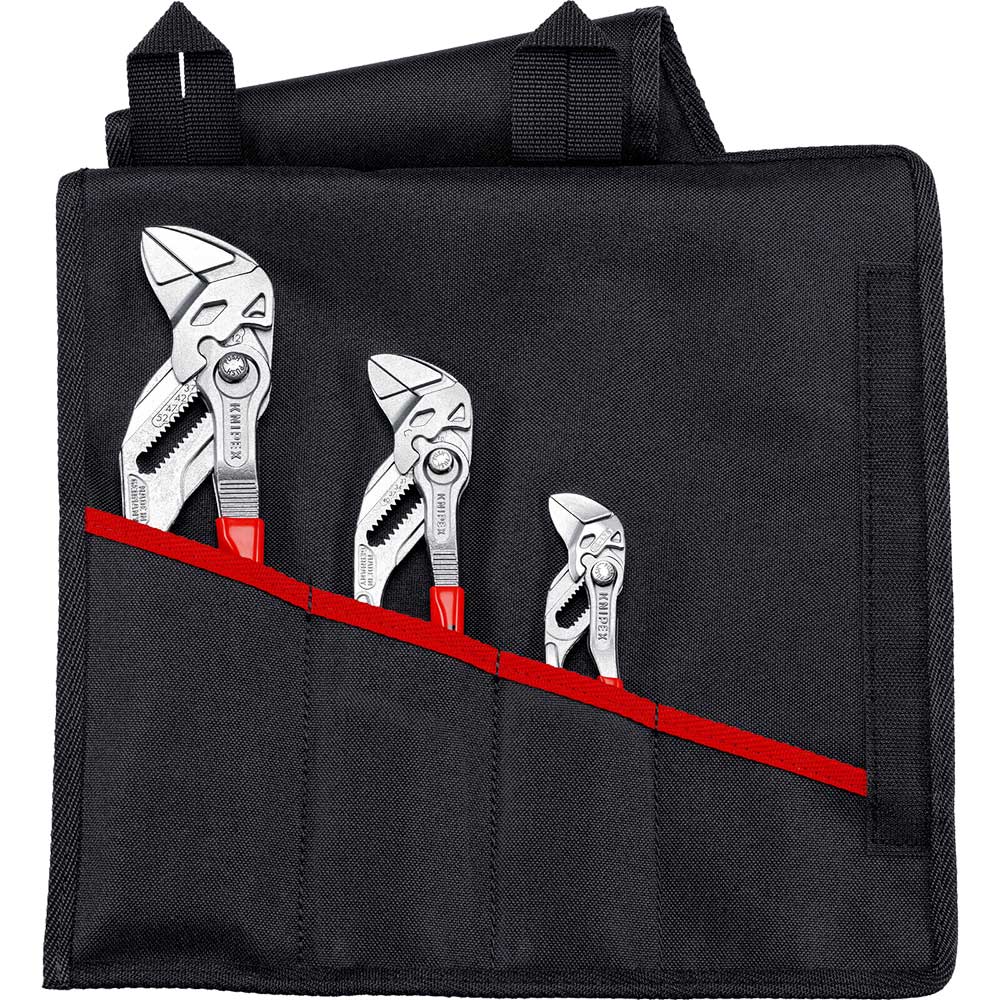 Knipex 19 55 3 Piece Chrome Plier Nut Wrenches Set