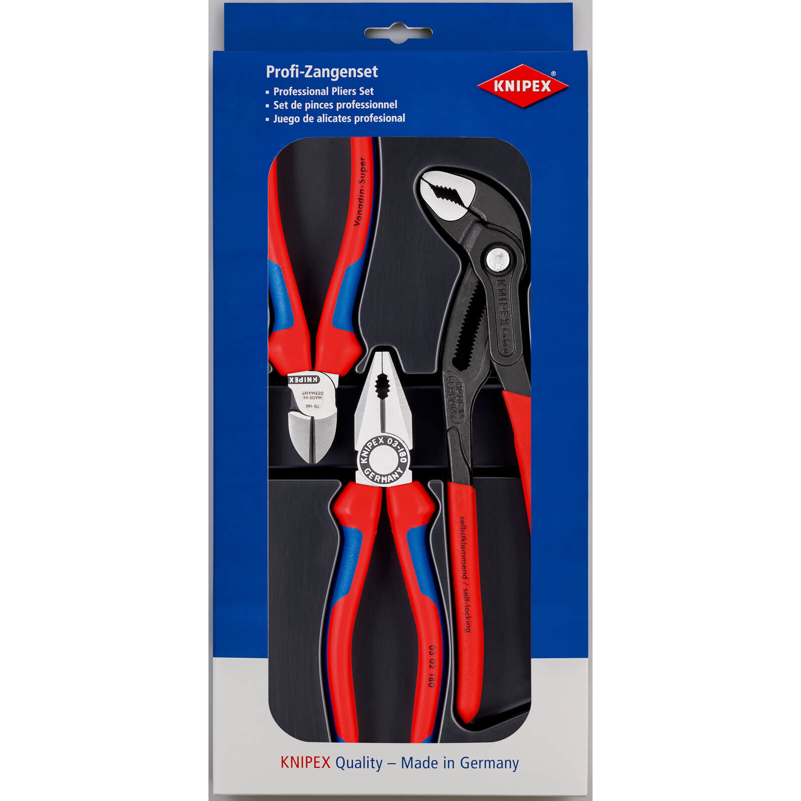 Knipex 3 Piece Professional Bestseller Pliers Set